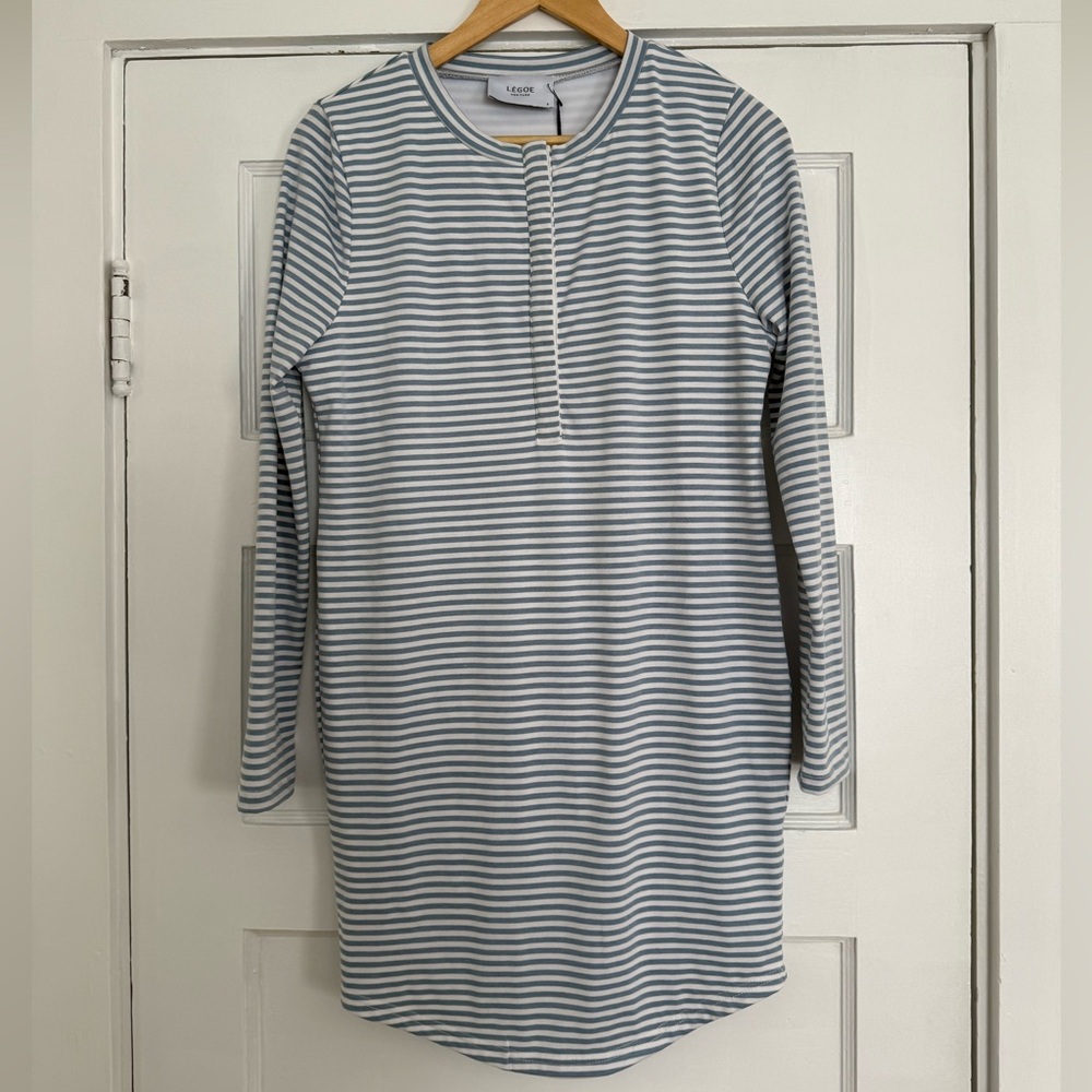 Legoe Heritage Stripe Blue-White Dress AU Size 0